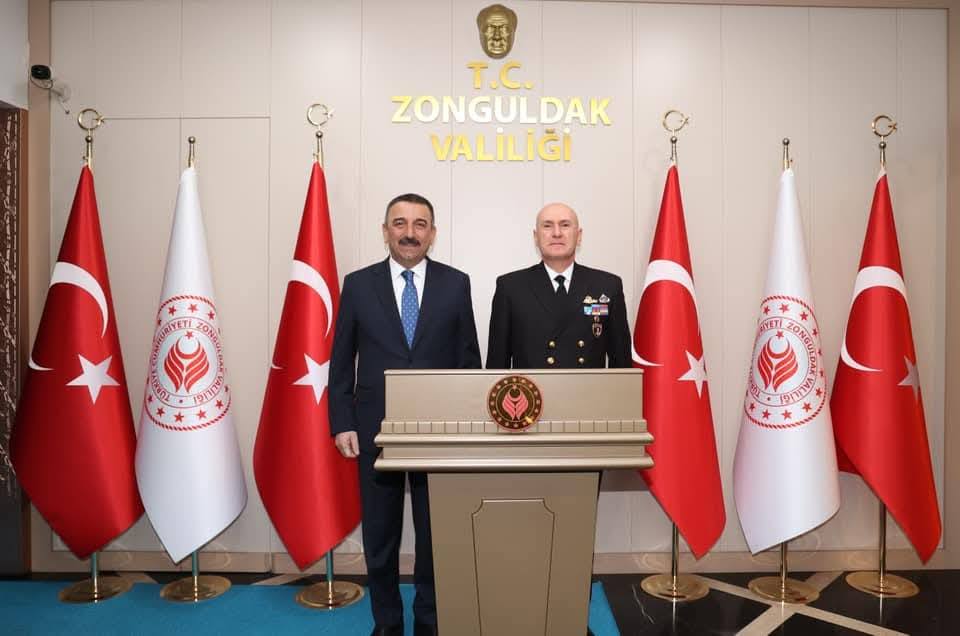 Koramiral Kaya’dan Zonguldak Valiliğine Ziyaret