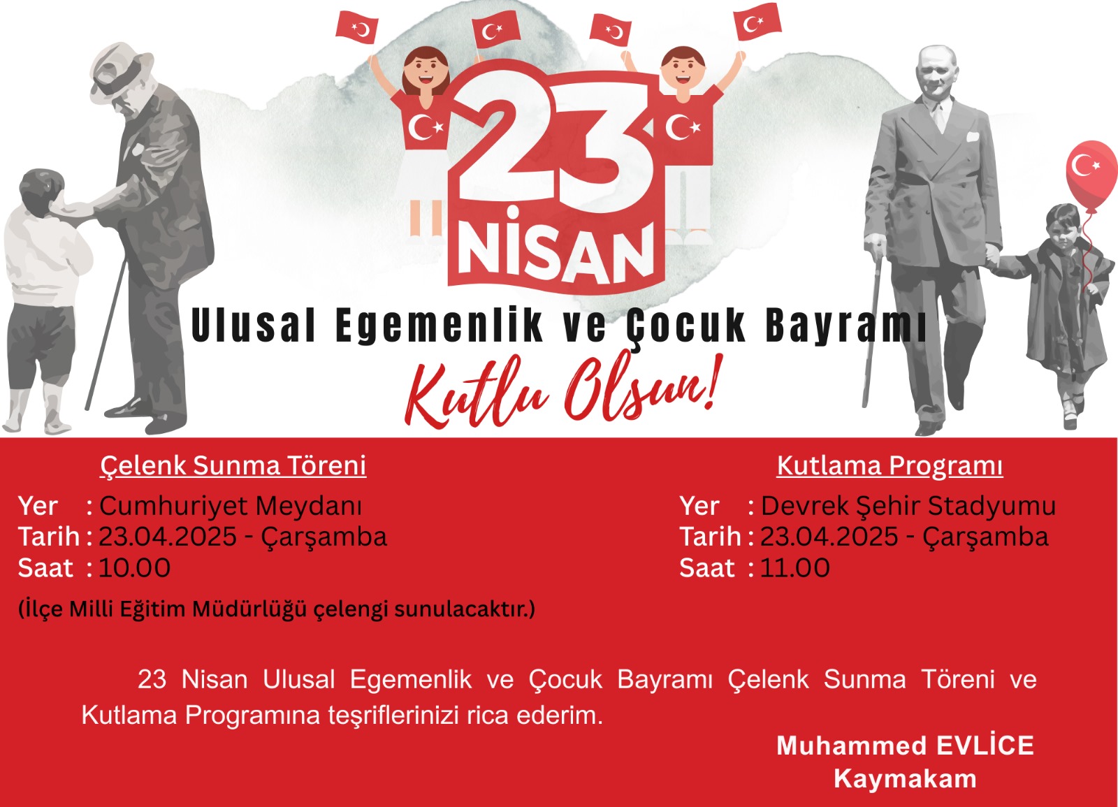 Devrek’te 23 Nisan Coşkusu Hazırlıkları Tamamlandı