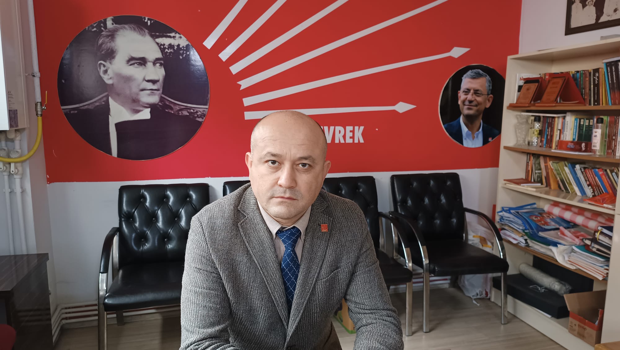 CHP İlçe Başkanı Gebeş’e ve Çolakoğlu’na teşekkür etti