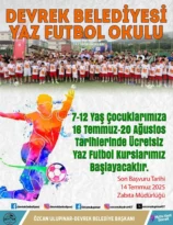 Devrek Belediyespor yaz futbol kursu başlıyor