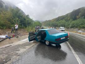 Zonguldak Ankara yolunda feci kaza! Yaralılar var