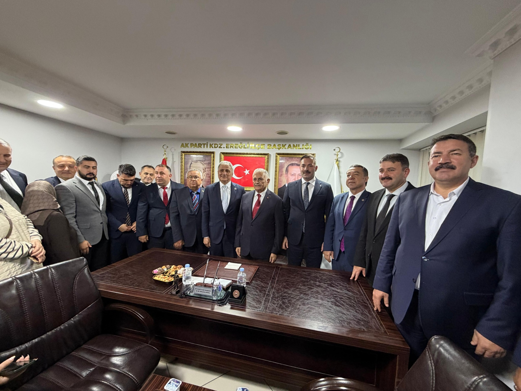 BİNALİ YILDIRIM’IN EREĞLİ PROGRAMINA ULUPINAR DA KATILDI