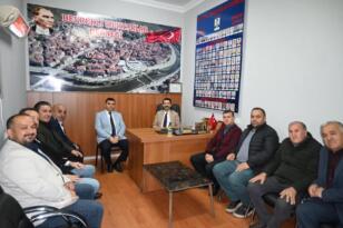 Kaymakam Bıçakçı’dan Muhtarlar Derneği’ne Ziyaret