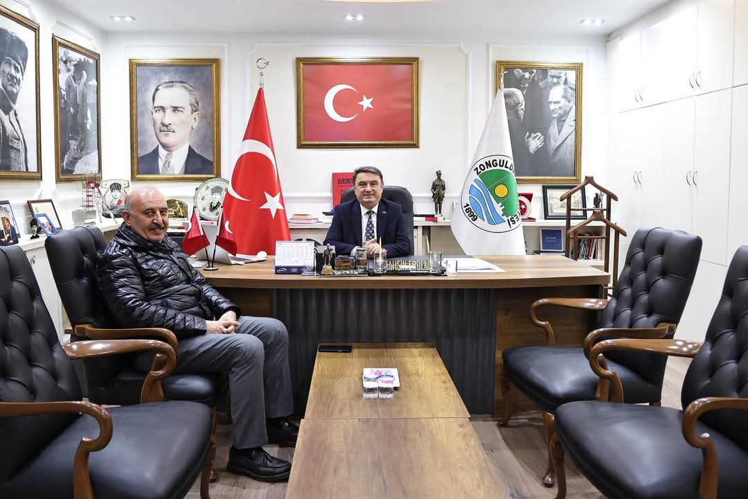GÖKÇEBEY BELEDİYE BAŞKANI ÖZTÜRK’TEN ZONGULDAK BELEDİYE BAŞKANI ERDEM’E ZİYARET