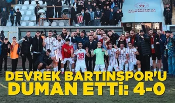 Devrek Bartınspor’u duman etti: 4-0