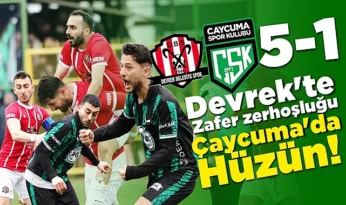 Devrek’te zafer sarhoşluğu, Çaycuma’da hüzün: 5-1