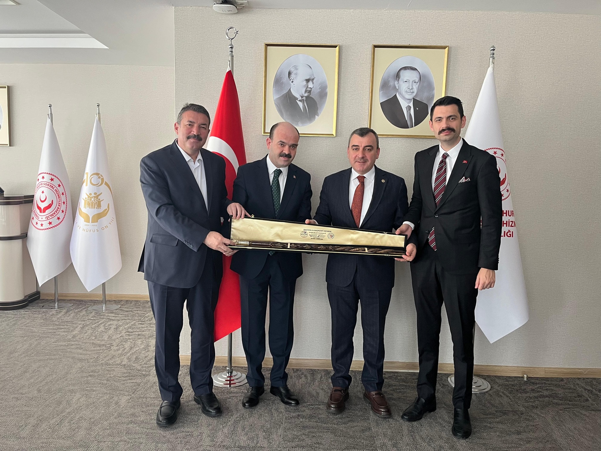 DEVREK’İN TALEPLERİ BAKAN YARDIMCISI ÇALIŞKAN’A İLETİLDİ