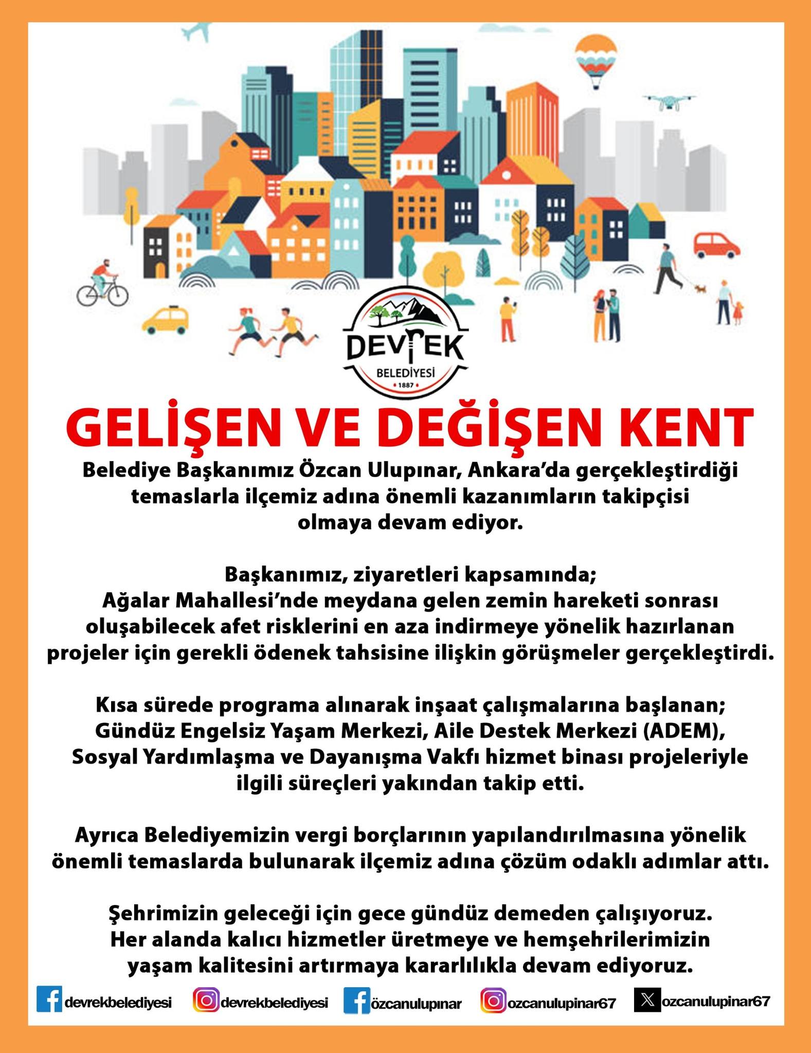 Ulupınar Ankara’dan Müjdelerle döndü