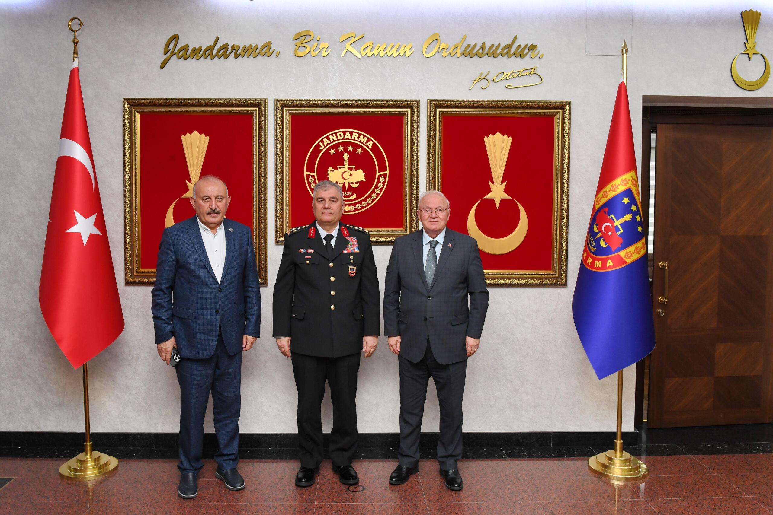 Erkmen ve Öztürk’ten Jandarma Genel Komutanı’na Ziyaret