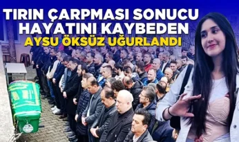 Devrek’te yürek yakan veda! 19 yaşındaki Aysu Öksüz uğurlandı!