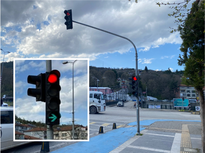 Devrek’te “Fasılalı Yeşil Işık Uygulaması” Hayata Geçirildi