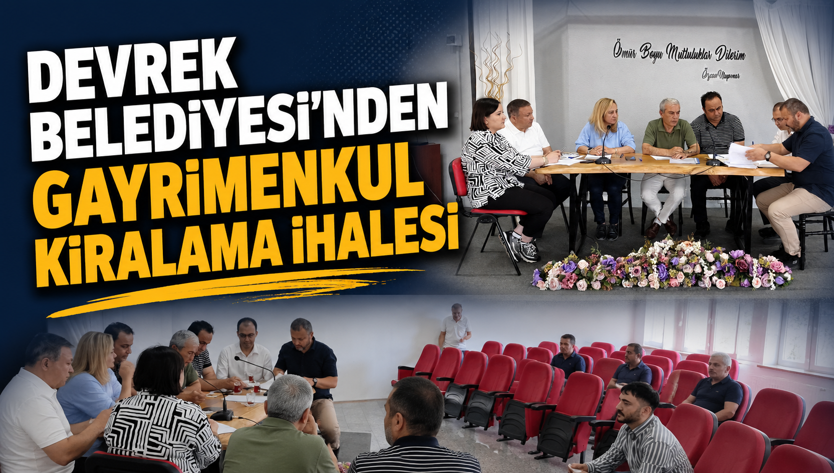 DEVREK BELEDİYESİ’NDEN GAYRİMENKUL KİRALAMA İHALESİ