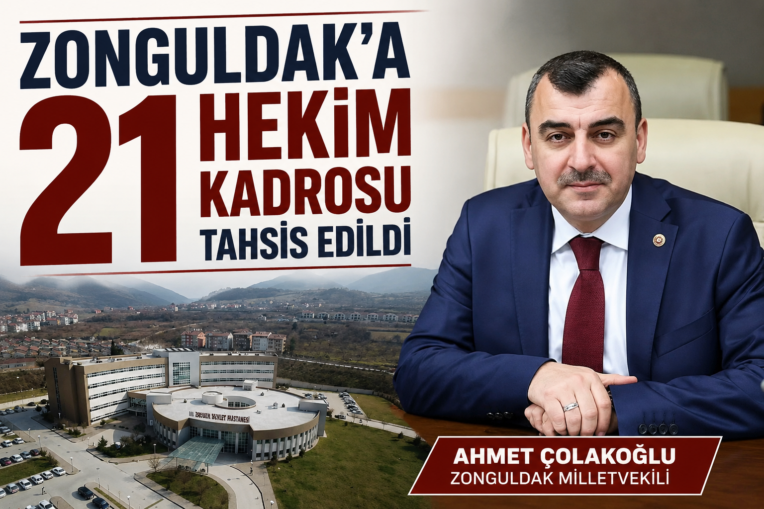 Zonguldak’a 21 Hekim Kadrosu Tahsis Edildi
