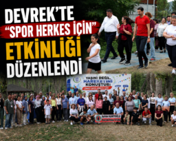 DEVREK’TE “SPOR HERKES İÇİN” ETKİNLİĞİ DÜZENLENDİ
