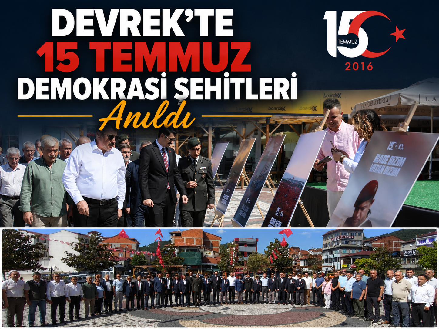 Devrek’te 15 Temmuz Demokrasi Şehitleri Anıldı