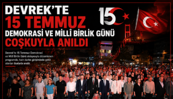 Devrek’te 15 Temmuz Demokrasi ve Millî Birlik Günü Coşkuyla Anıldı