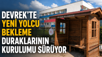 Devrek’te Yeni Yolcu Bekleme Duraklarının Kurulumu Sürüyor