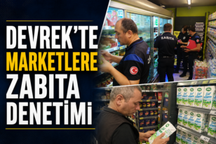 DEVREK’TE MARKETLERE ZABITA DENETİMİ