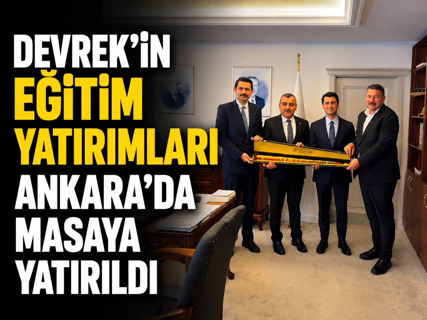 Devrek’in Eğitim Yatırımları Ankara’da Masaya Yatırıldı