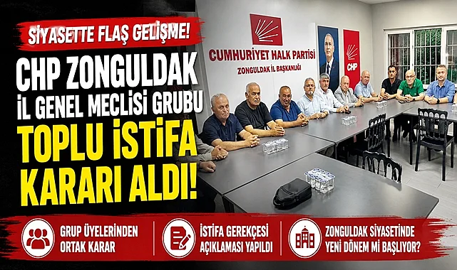 CHP İl Genel Meclis Grubu istifa kararı aldı! Yeni Parti’ye katılıyorlar!