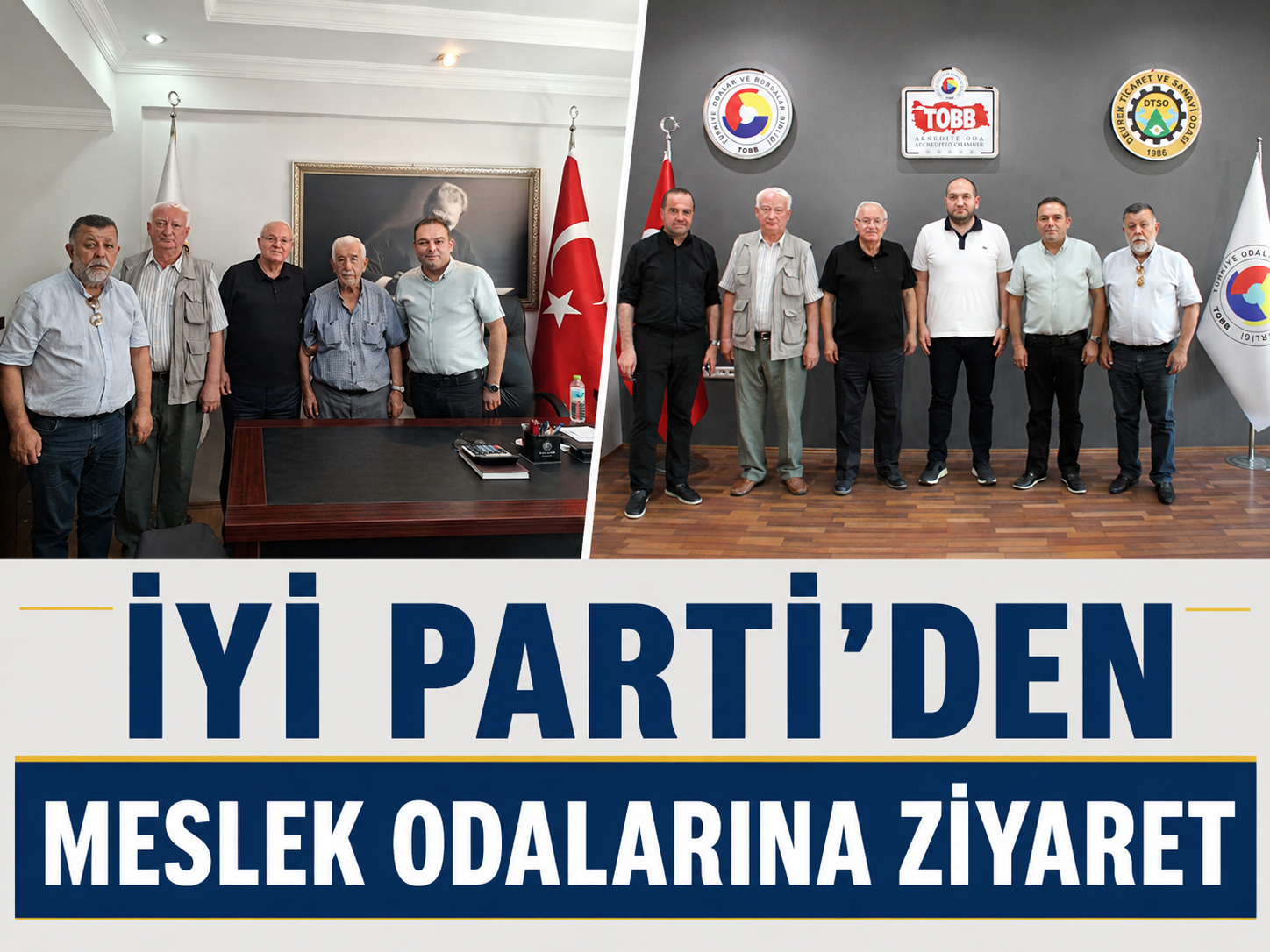 İYİ Parti’den Devrek’teki Meslek Odalarına Ziyaret