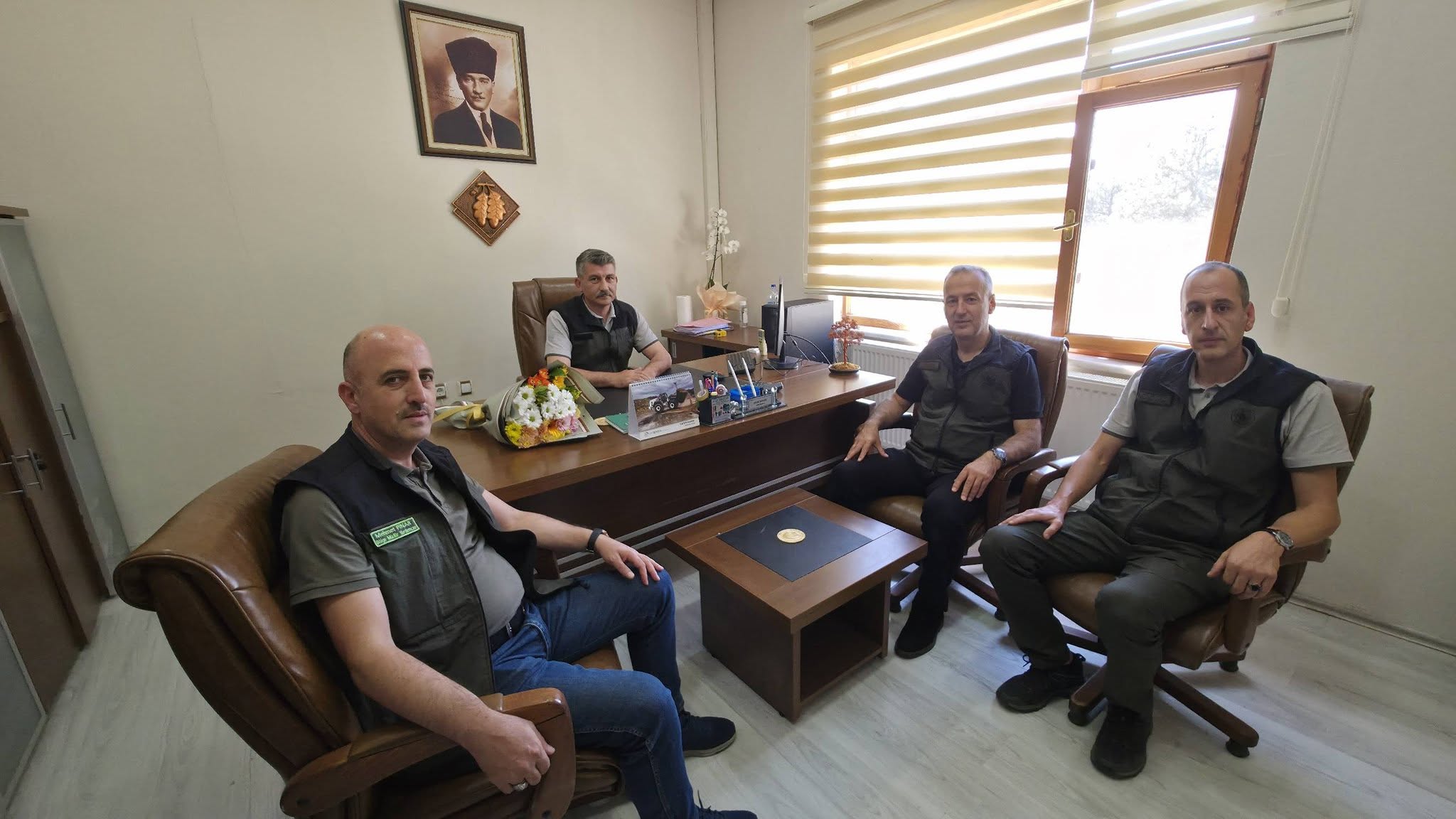 DİRGİNE ORMAN İŞLETME MÜDÜRLÜĞÜ’NDE YENİ GÖREV: SEDAT ŞENGÖZ GÖREVİNE BAŞLADI