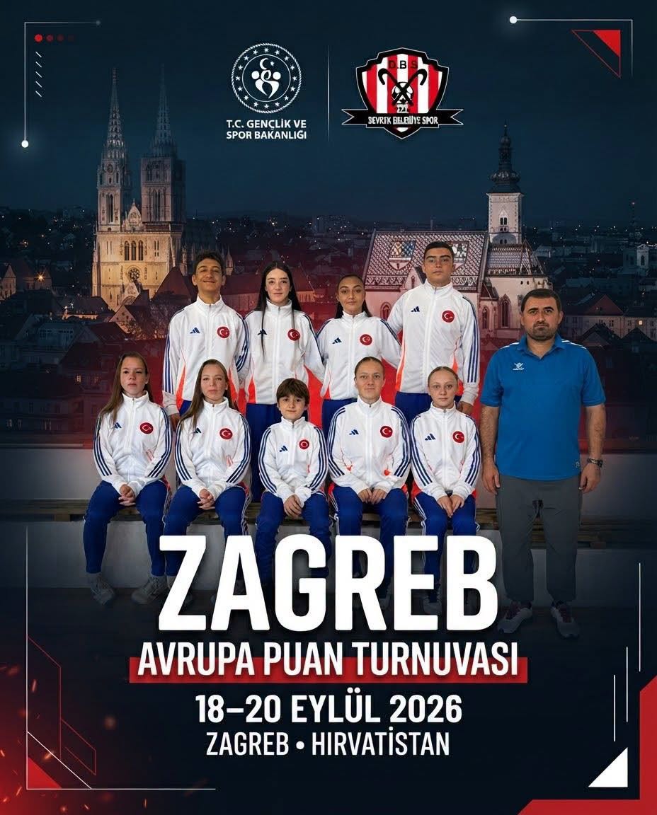 Devrek Belediyespor’un 4 Milli Badmintoncusu Zagreb’de Türkiye İçin Kortta