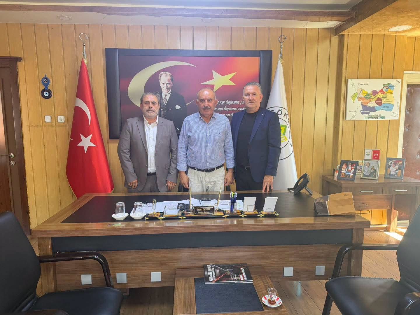 TÜRK ALMAN VAKFI YÖNETİMİNDEN GÖKÇEBEY BELEDİYESİ’NE ZİYARET