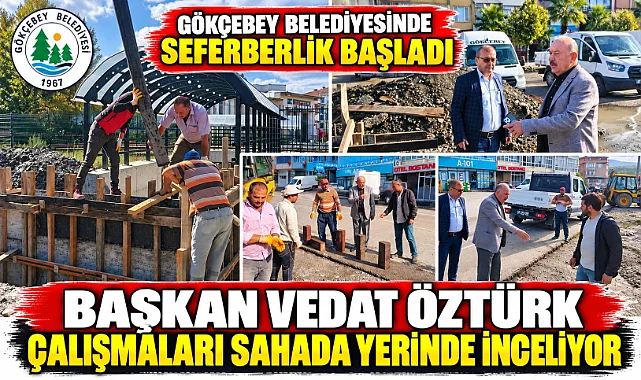 Başkan Vedat Öztürk Çalışmaları Sahada Yerinde İnceliyor